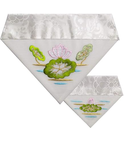 Amazon | (東)真宗大谷派用 冬用 三角打敷 金綴 高級刺繍 前卓用+上卓