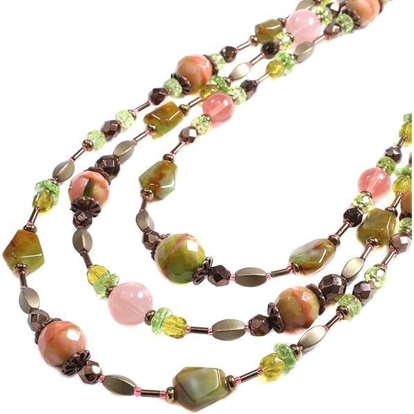 Amazon | ベネチアンガラス ネックレス イタリア製 手作り ベネチアン