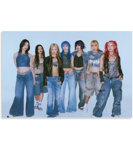 Amazon.co.jp: 歌手 HANA ハナ Blue Jeans 音楽隊キャンバスポスター壁