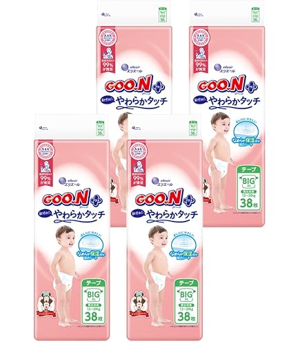 Amazon.co.jp: 【テープ BIGサイズ】グーンプラス 肌の贅沢(12~20kg
