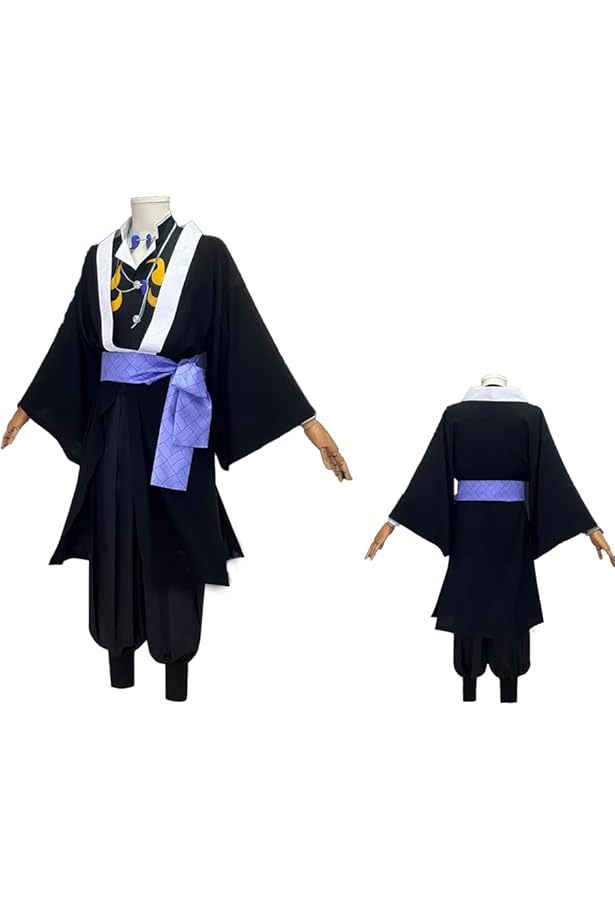 Amazon.co.jp: [angel628] コスプレ衣装 鬼滅の刃 獪岳 かいがく