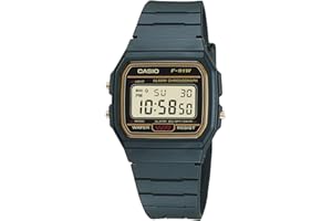 Casio Watch, Collection, Digital Resin, Web Limited Model: F-91 (Gold), Minimalist