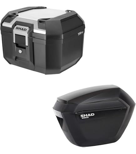 Amazon | SHAD(シャッド) バイク トップケース・リアボックス 【セット