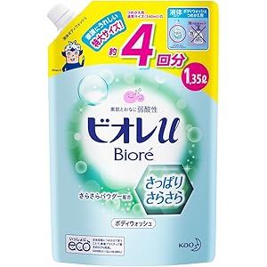 【大容量】ビオレU さっぱりさらさら つめかえ用 1350ml
