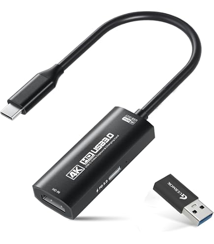 Amazon.co.jp: Guermok HDMIキャプチャーボード USB3.0 4K入力 2K30FPS