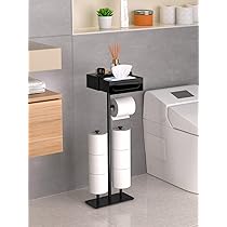 Amazon | トイレットペーパー ホルダー スタンド 置き型ペーパー