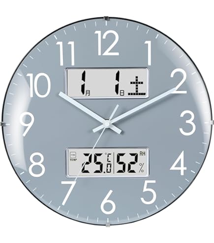 Amazon.co.jp: リズム時計 シチズン電波掛時計 4FY618-019