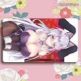 センコウドロー カードゲームプレイマット FateGrandOrder FGO カーマ マウスパット アニメグッズ 収納ケース付き マジック ザ ギャザリング カード枠なし (60cm×35cm×0.2cm)