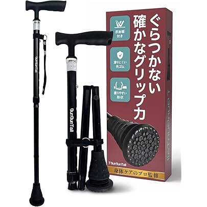 Amazon | フジホーム ベーシックE 伸縮S．M兼用 ブラック [適応身長