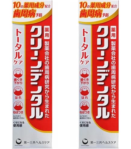 クリーンデンタル F✖️10個　　 歯ブラシ✖️10本 Amazon | 第一三共ヘルスケア 薬用歯磨き クリーンデンタル F 10個