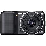 ソニー SONY ミラーレス一眼α NEX-3 薄型広角レンズキット ブラック NEX-3A/B