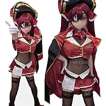 新品未使用Vtuberマリン船長宝鐘マリンコスプレ衣装XL 61kR1O6TUfL._AC_UL210_SR210,