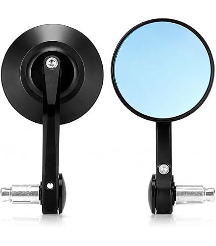 【中古品】バーエンドミラー×2個セット Amazon.co.jp: SEMIMO バイク バーエンドミラー CNC仕上げ 22mm