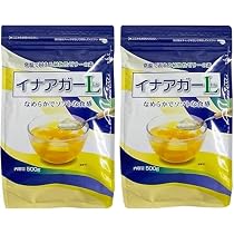 Amazon.co.jp: イナアガーL 500g×2 【2袋セット】/食物性ゼリーの素