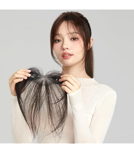 Amazon.co.jp: HAIRCUBE 前髪ウィッグ 部分ウィッグ 人毛100％ 頭頂部