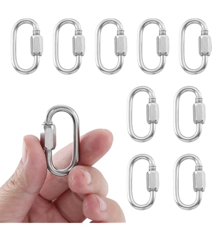 304 Stainless Steel Chain – 5/16" X 6.5ft Light Duty, Rust-Resistant For Gates, Fences, Hanging, Pets