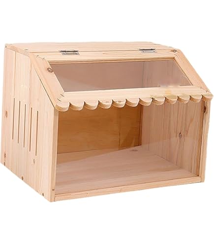 Amazon | DeeRace 【2025新登場・小動物用ケージ】巣箱 育雛箱 木製