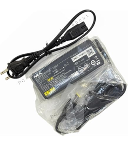 NEC Lavie ノートPC ホワイト ACアダプター付き Amazon.co.jp: HKY 19V 90W ACアダプター NEC ノートパソコン