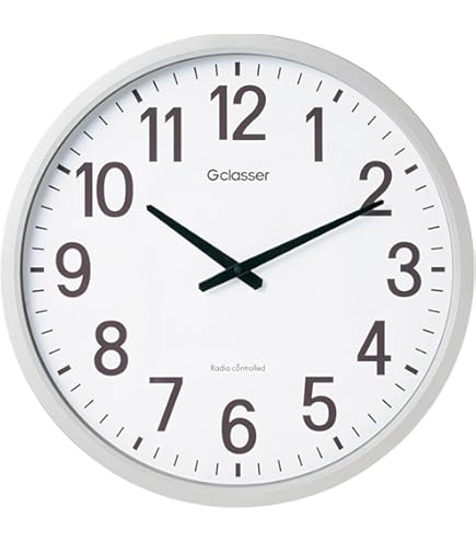 Amazon.co.jp: シチズン 掛け時計 電波時計 スペイシーM462（表ガラス