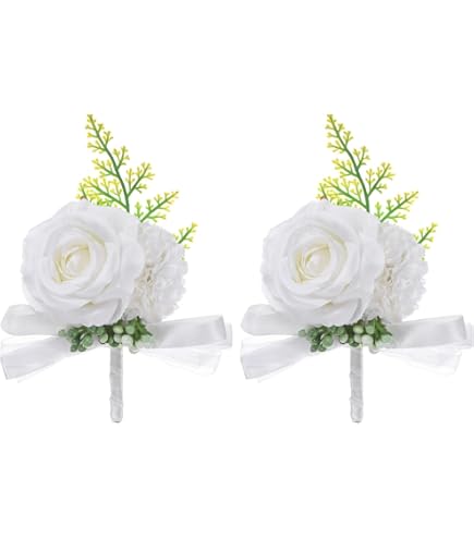 Amazon｜造花カラーブートニア (白)｜造花 オンライン通販