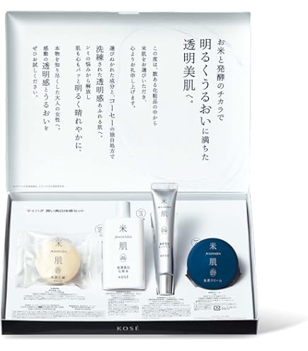 Amazon.co.jp: KOSE MAIHADA Rice Skin with Vibrant, Concentrated