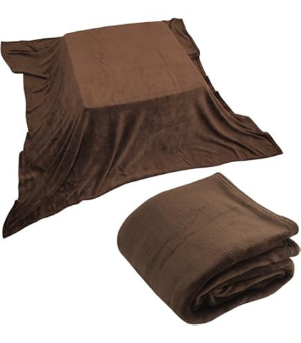 Amazon.co.jp: こたつ上掛けカバー 長方形 わらべブルー 195