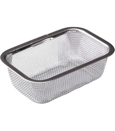 Amazon.co.jp: ミネックスメタル(Minex Metal) ざる 深型 角ザル ミニ