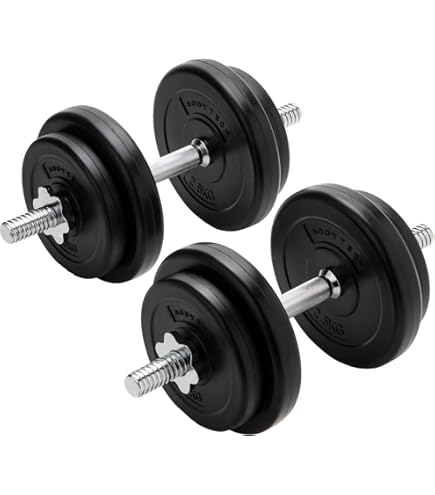 BODYTECH 可変式ダンベル 20kg Amazon | 【Amazon.co.jp限定】 ボディテック(Bodytech) スチール