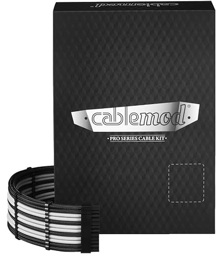 Amazon | CableMod C-Series Pro ModMesh Sleeved Cable Kit for