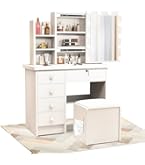 『ち〜にゃん様、専用』a04ドレッサー　女優ミラー　鏡台　スツール付き ち〜にゃん様、専用』a04ドレッサー 女優ミラー 鏡台 スツール付き ち