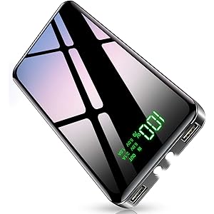 【2020最新版&PSE認証済】 モバイルバッテリー 大容量 25800mAh 急速携帯充電器 LEDライト機能 2US…