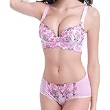 [Nowest] ブラショーツセット 脇高ブラジャー 【谷間メイク+3D補正】 盛れる バストアップ 谷間メイク
