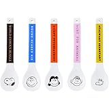 「 PEANUTS(ピーナッツ) 」 スヌーピー 陶製 スプーン 5本セット (化粧箱入) SN420-126