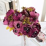 結婚式 パーティー用牡丹造花　インテリア飾り 誕生日 プレゼント ギフト 贈り物