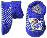 NCAA Kansas Jayhawks幼児ストライプギフトボックスブーティ、新しい生まれ、ロイヤル/ホワイト