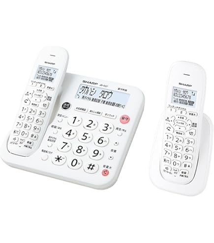 Amazon | シャープ 電話機 コードレス 親機コードレス 子機1台 JD