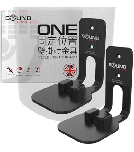 Amazon | Sound Bass ONE、ONE Gen 2、ONE SL & Play:壁取り付け