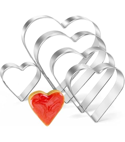 Amazon｜ハート型 バレンタイン LOVE HEART型 7cm✕5.5cm プティガトー