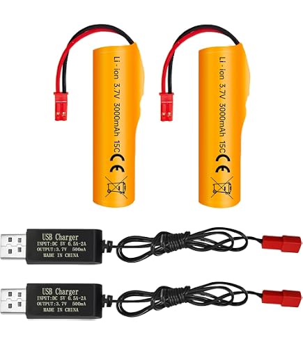 2er-Set Ladeadapterkabel – USB Zu XH2.54 & JST Für 3.7V Lipo-Akkus – Perfekt Für RC-Drohnen & Modellbau
