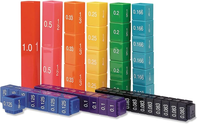 ラーニング リソーシズ 算数教材 [分数 小数%が同時に学べる] タワーキューブ LER2509 正規品