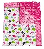 Mermaid Kingdom Patterned Minky Dot Blanket by My Evergreen