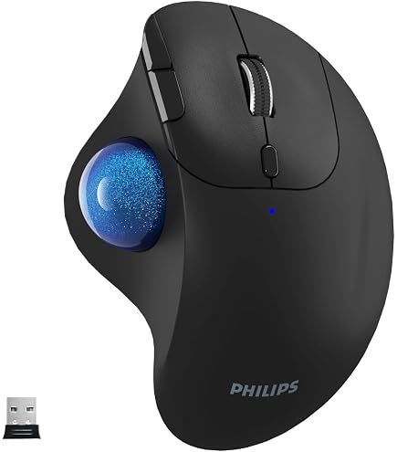 Amazon | Logitech 静音 ワイヤレス トラックボール マウス ERGO