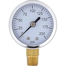 水圧ゲージ Amazon.co.jp: -0.1-1MPA/145PSI デジタル圧力計 NPT1/4