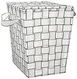 東洋ケース バスケット ウーブンバスケット 縦型 幅19×奥行25×高さ25cm ホワイト WV-FTB-WH