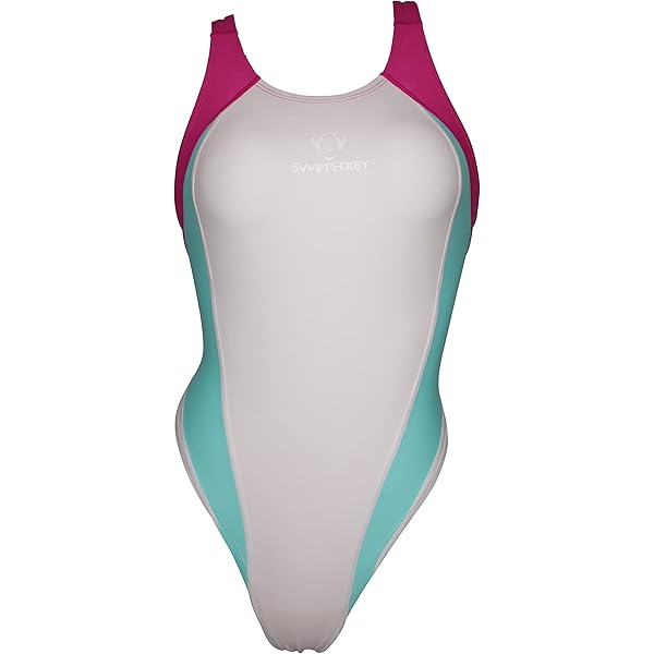 Amazon | [SWIMHXBY] 競泳水着 レディース ガールズ 280 赤 (4XL