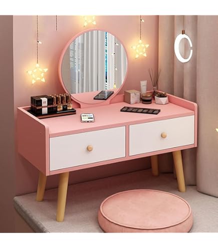 ヴィンテージ ピンクのデスク ドレッサー デスクドレッサー ピンク