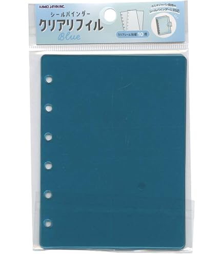 Amazon.co.jp: カミオジャパン シールバインダー リフィル 10枚入り