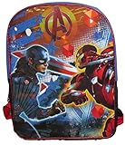 Marvel Comics Captain America Civil War 16" Backpack (Blue/Red) [並行輸入品]