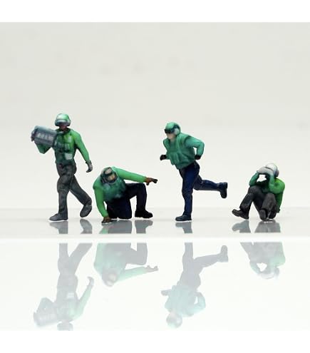 Amazon | figreal 1/72 U.S.NAVY(1)YE4a 4体 彩色済みフィギュア 甲板