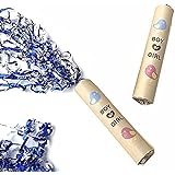 Boy or Girl 性別発表 散らからない クラッカー ジェンダーリビール (ブルー 2本)